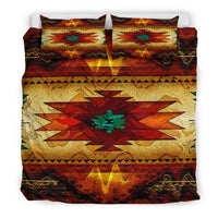 Southwest Brown Symbol Native American Bedding Set LT10 - Wonder Print Shop