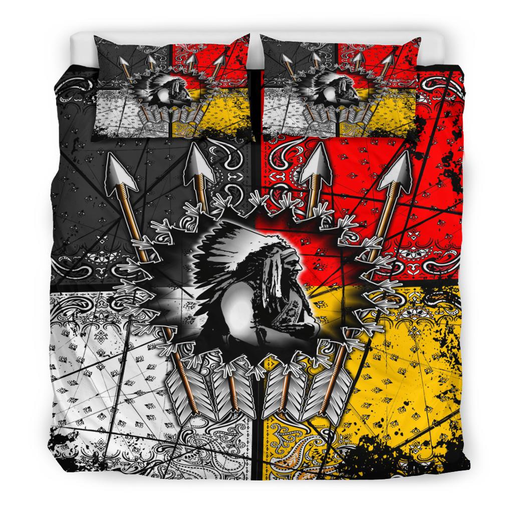 Chief Arrow Native American Bedding Set LT10 - Wonder Print Shop