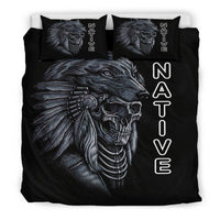 Skull Chief Native American Bedding Set LT10 - Wonder Print Shop