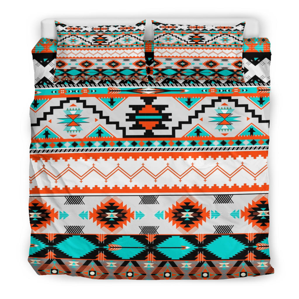 Native American Border Design Patterns Bedding Set LT10 - Wonder Print Shop