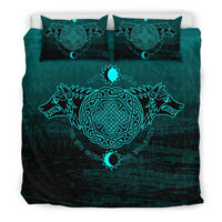 Viking Bedding Set, Skoll and Hati RLT12 - Wonder Print Shop