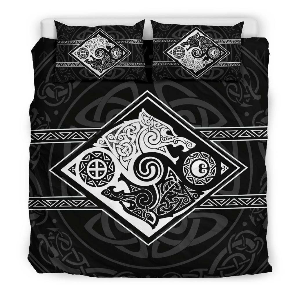 Vikings Bedding Set The Wolves, Skoll and Hati RLT12 - Wonder Print Shop