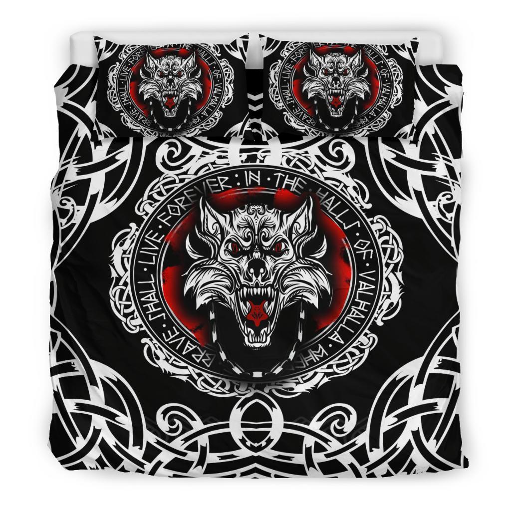 Viking Bedding Set, Fenrir Wolf RLT12 - Wonder Print Shop