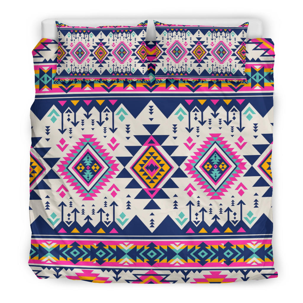 Pink Pattern Native American Bedding Set LT10 - Wonder Print Shop