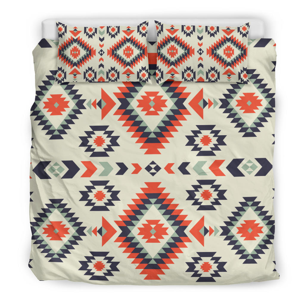 Native American Pink Geometric Pattern Bedding Set LT10 - Wonder Print Shop