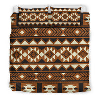 Brown Pattern Native American Bedding Set LT10 - Wonder Print Shop