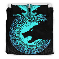 Viking Bedding Set Fenrir Norse Wolf RLT12 - Wonder Print Shop