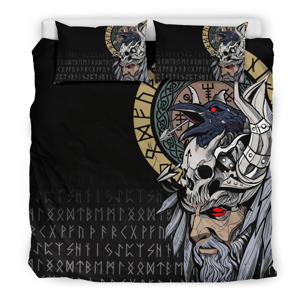 Viking Odin Raven Bedding Set RLT12 - Wonder Print Shop