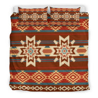 Native American Red Pattern Bedding Set LT10 - Wonder Print Shop