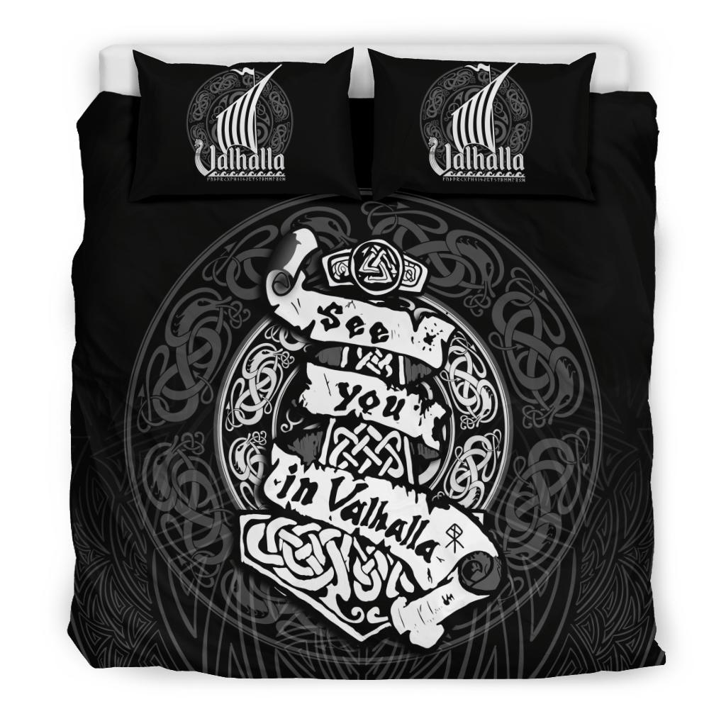 Viking Bedding Set See You In Valhalla RLT12 - Wonder Print Shop