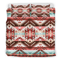 Red Vector Tribal Native American Bedding Set LT10 - Wonder Print Shop