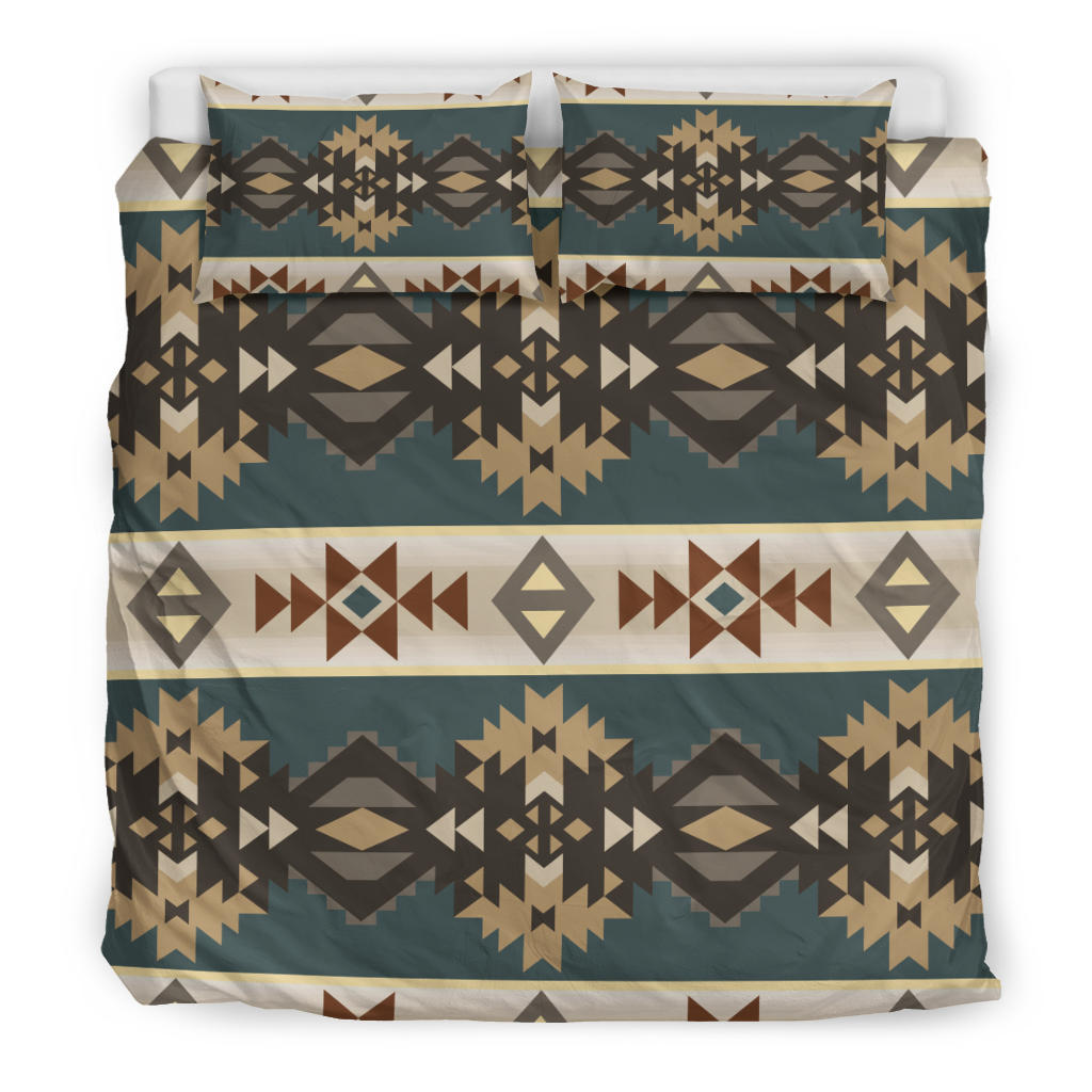 Native American Navajo Geometric Seamless Pattern Bedding Set LT10 - Wonder Print Shop