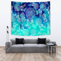 Watercolor Dreamcatcher Native American Tapestry LT10 - Wonder Print Shop