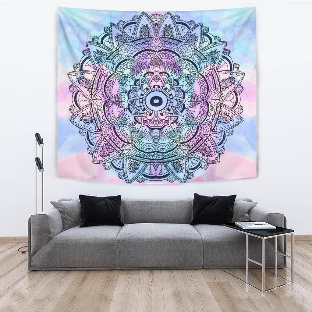 Mandala Flower Native American Style Tapestry LT10 - Wonder Print Shop