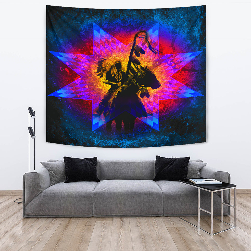 New Native American Chief Tapestry LT10 - Wonder Print Shop