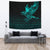 Viking Tapestry - The Raven Of Odin Rune Cyan RLT12 - Wonder Print Shop