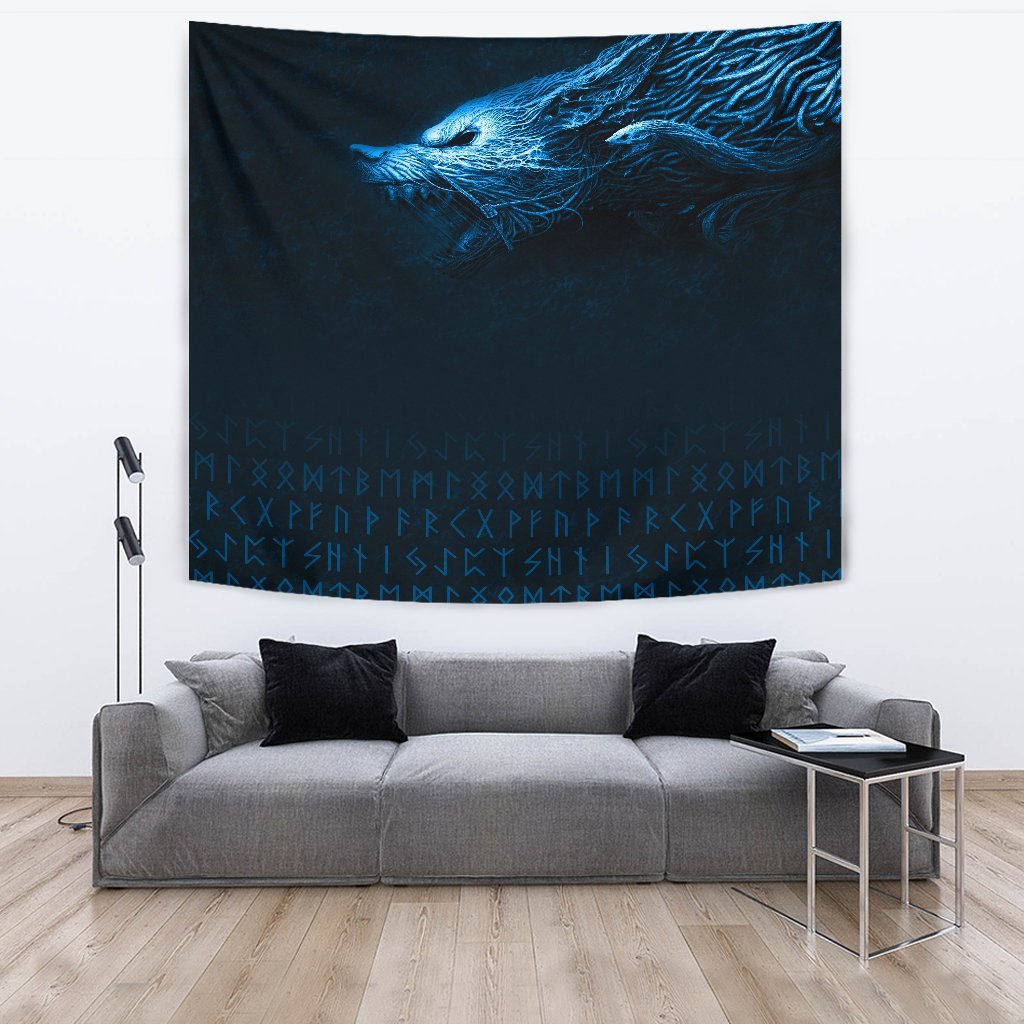 Viking Tapestry, Fenrir Wolf RLT12 - Wonder Print Shop