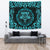 Viking Tapestry - Fenrir Viking Cyan 3D RLT12 - Wonder Print Shop