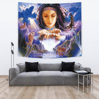 Native American Girl Tapestry LT10 - Wonder Print Shop