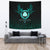 Viking Tapestry Three Raven and Valknut Cyan RLT12 - Wonder Print Shop