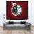 Viking Tapestry Raven Of Odin and Symbol Viking On Blood Background RLT12 - Wonder Print Shop