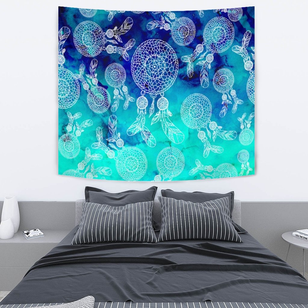 Watercolor Dreamcatcher Native American Tapestry LT10 - Wonder Print Shop