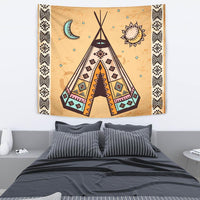 Moon Sun Native American Style Tapestry LT10 - Wonder Print Shop