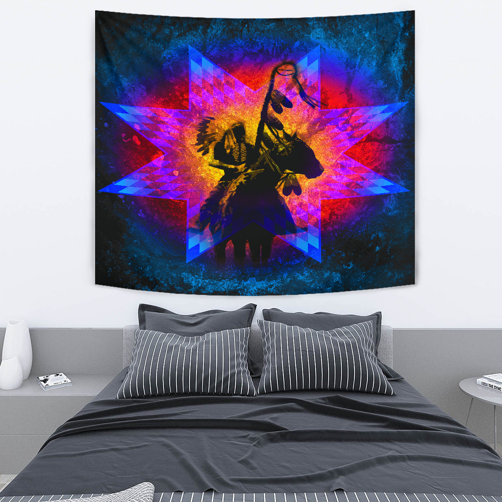 New Native American Chief Tapestry LT10 - Wonder Print Shop