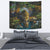 Wolf By The River Native American Tapestry LT10 - Wonder Print Shop