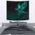 Viking Tapestry - The Raven Of Odin Rune Cyan RLT12 - Wonder Print Shop