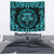 Viking Tapestry - Fenrir Viking Cyan 3D RLT12 - Wonder Print Shop