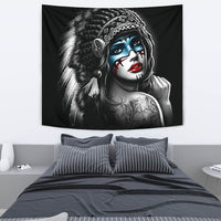 Native American Girl Tapestry LT10 - Wonder Print Shop