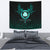 Viking Tapestry Three Raven and Valknut Cyan RLT12 - Wonder Print Shop