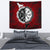 Viking Tapestry Raven Of Odin and Symbol Viking On Blood Background RLT12 - Wonder Print Shop