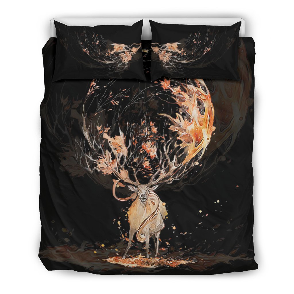 canada-beautiful-color-maple-leaf-with-moose-bedding-set