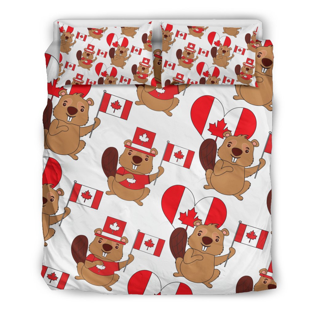 canada-beaver-pattern-bedding-set