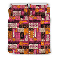 Hawaii Tiki Pattern 03 Bedding Set - Wonder Print Shop