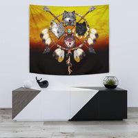 Wolves Warriors Native American Pride 3D Tapestry LT10 - Wonder Print Shop