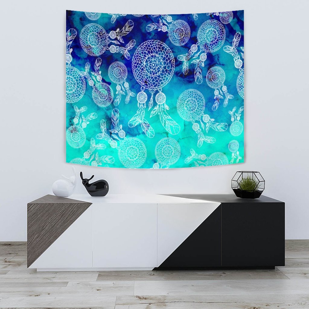 Watercolor Dreamcatcher Native American Tapestry LT10 - Wonder Print Shop