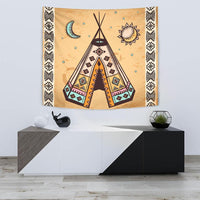 Moon Sun Native American Style Tapestry LT10 - Wonder Print Shop