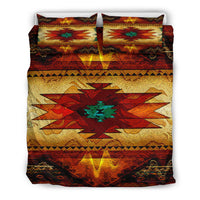 Southwest Brown Symbol Native American Bedding Set LT10 - Wonder Print Shop