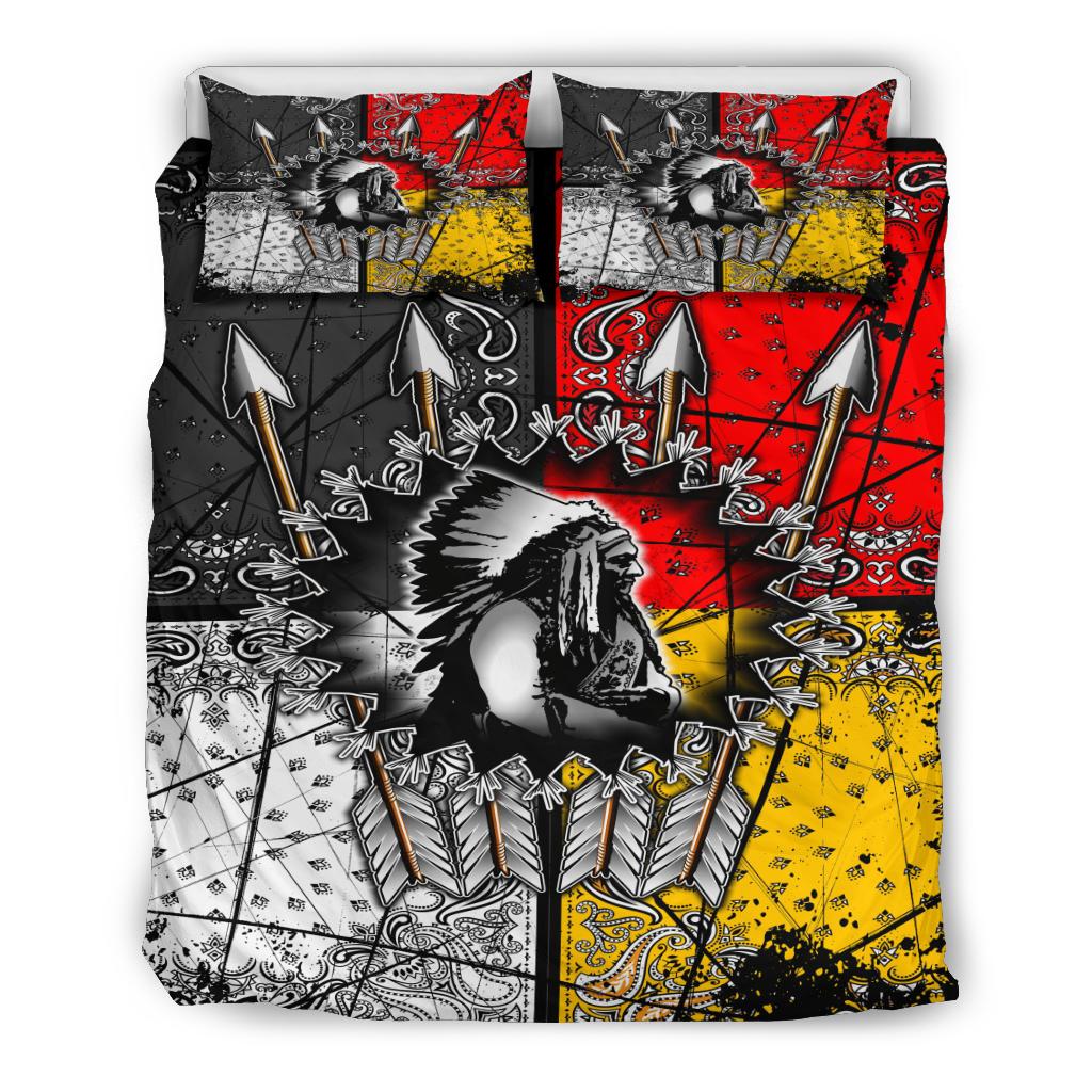 Chief Arrow Native American Bedding Set LT10 - Wonder Print Shop