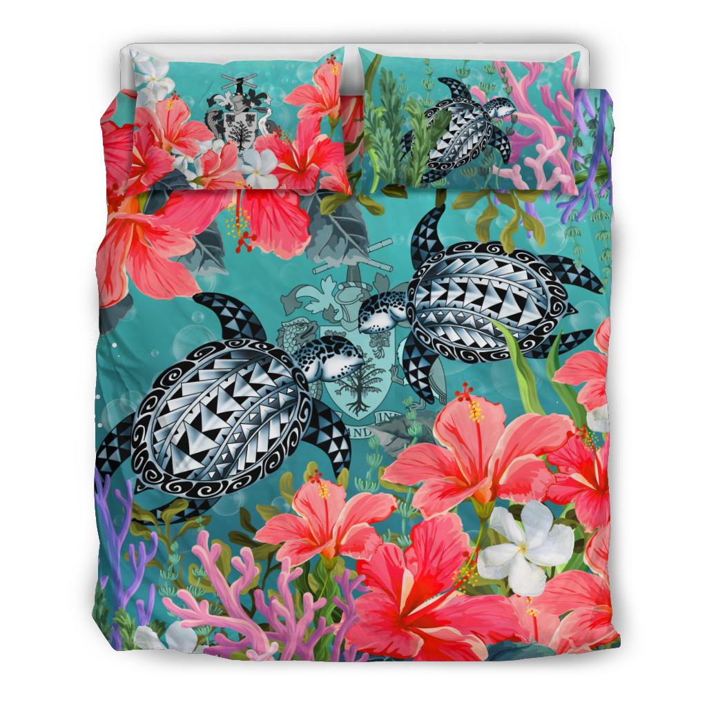 barbados-bedding-set-polynesian-turtle-hibiscus-and-seaweed