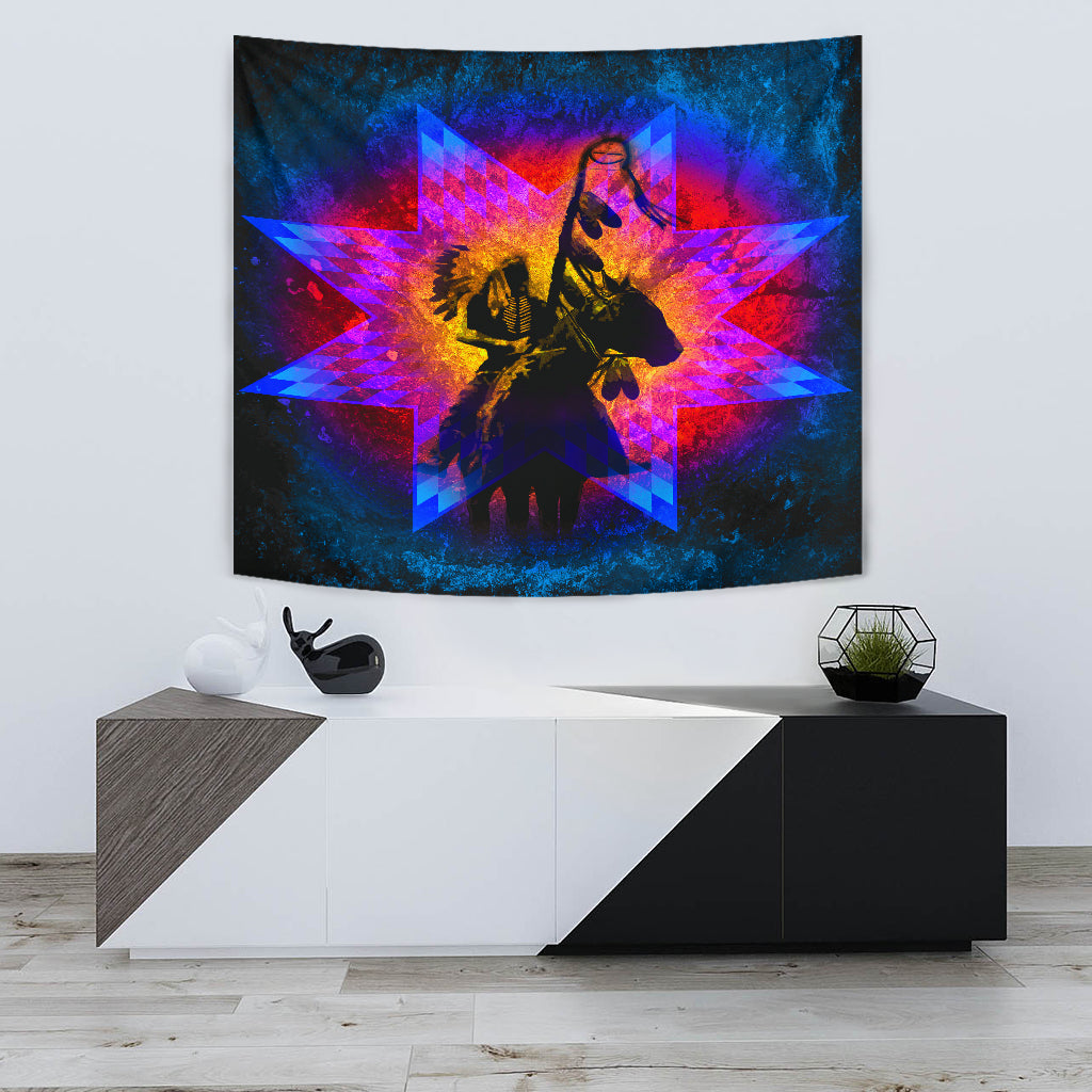 New Native American Chief Tapestry LT10 - Wonder Print Shop