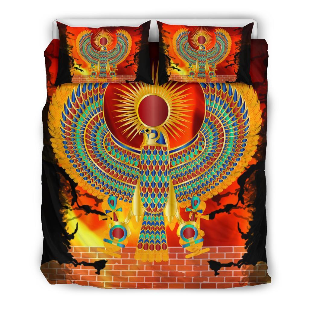 african-bedding-set-egypt-phoenix-duvet-cover-pillow-cases