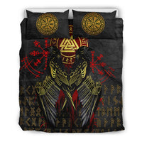 Viking Bedding Set Vikings Valknut and Ravens Tattoo RLT12 - Wonder Print Shop