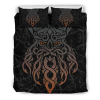 Viking Bedding Set, Odin God Furthark Tattoo Special RLT12 - Wonder Print Shop