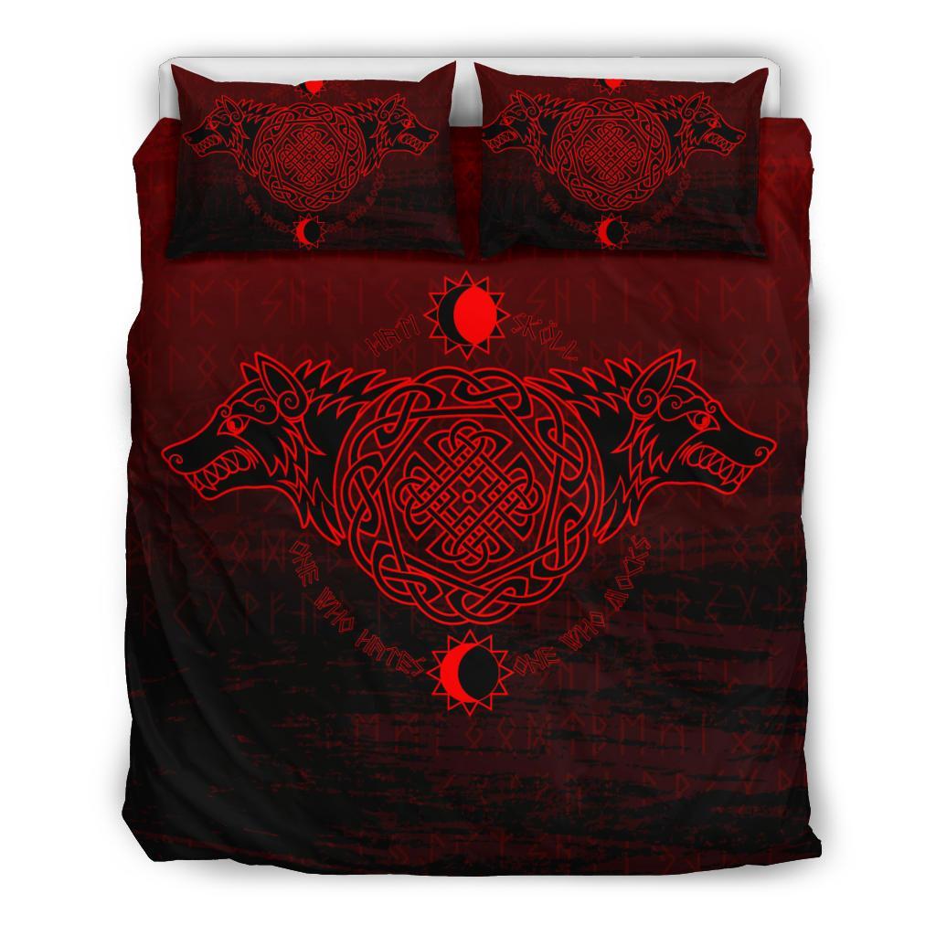 Viking Bedding Set, Skoll and Hati RLT12 - Wonder Print Shop