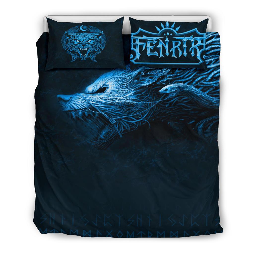 Viking Bedding Set, Fenrir Wolf RLT12 - Wonder Print Shop
