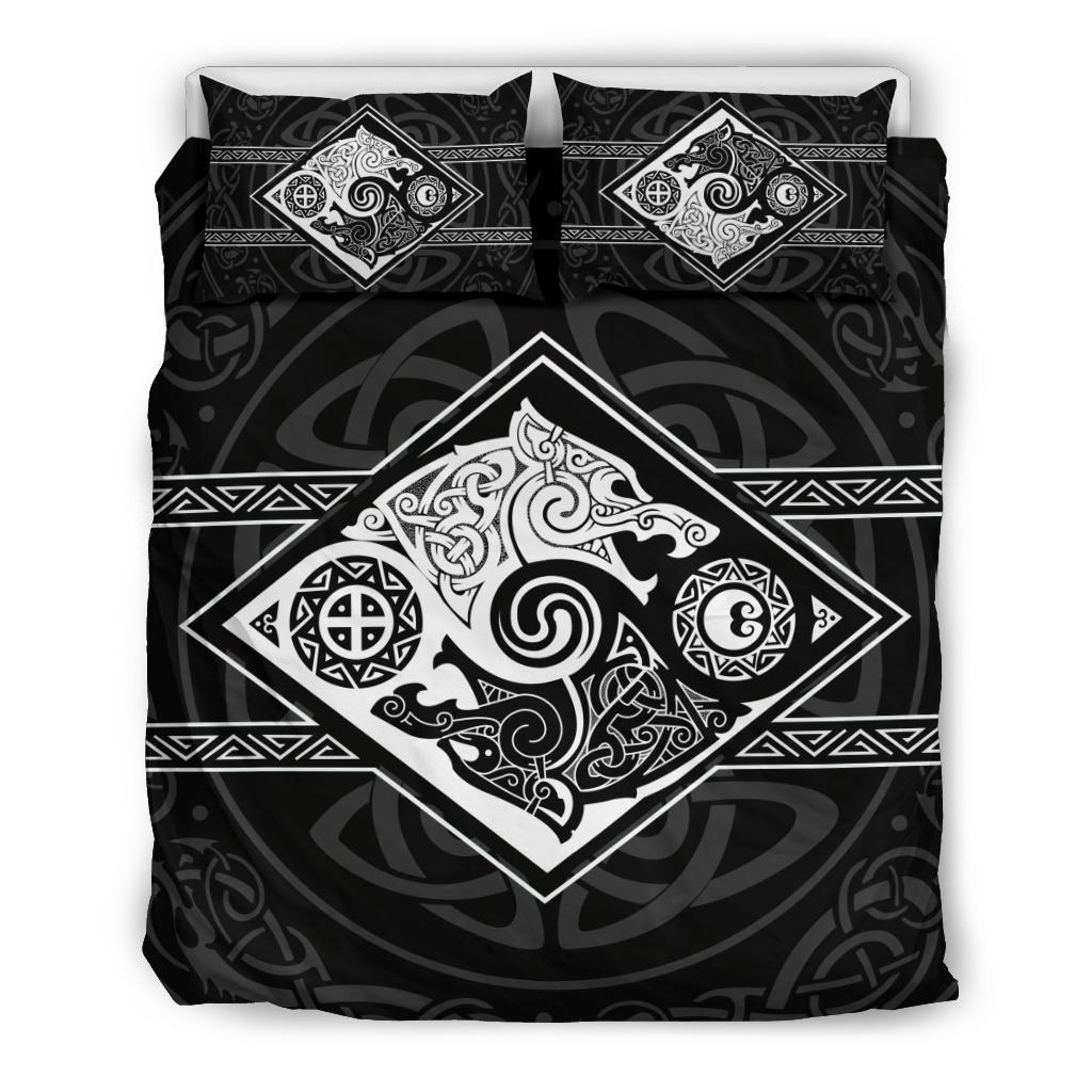 Vikings Bedding Set The Wolves, Skoll and Hati RLT12 - Wonder Print Shop